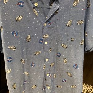 NASA Space Men's Button Down Shirt